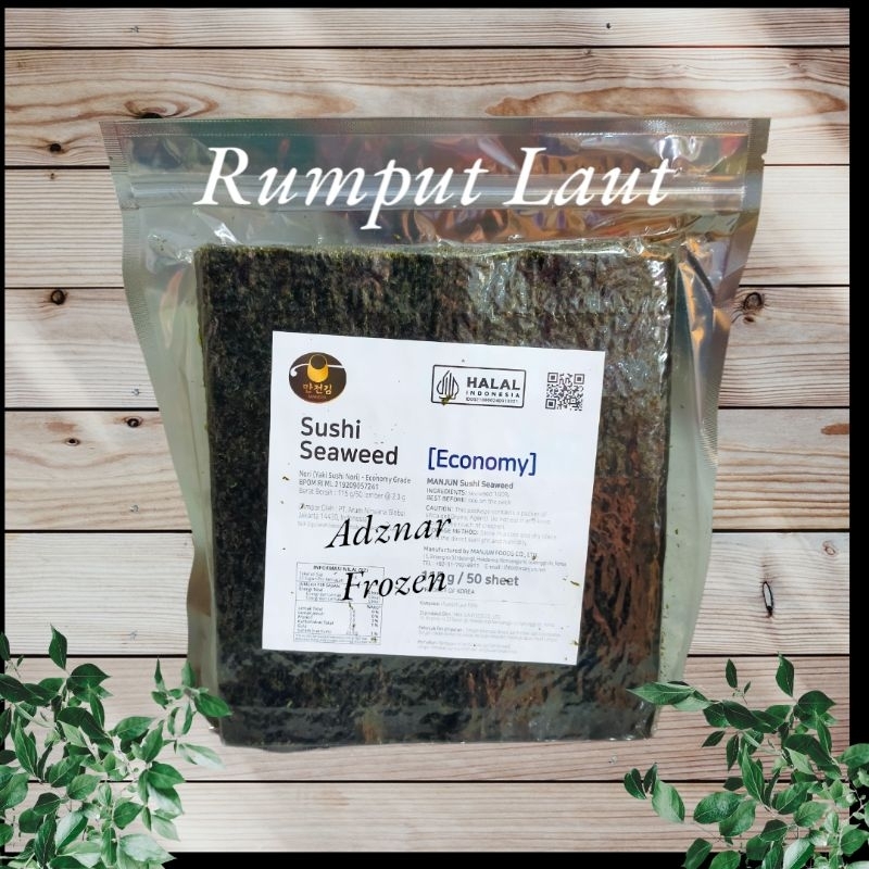 

Manjun yaki sushi Nori 10 Lembar / rumput laut 10 lembar