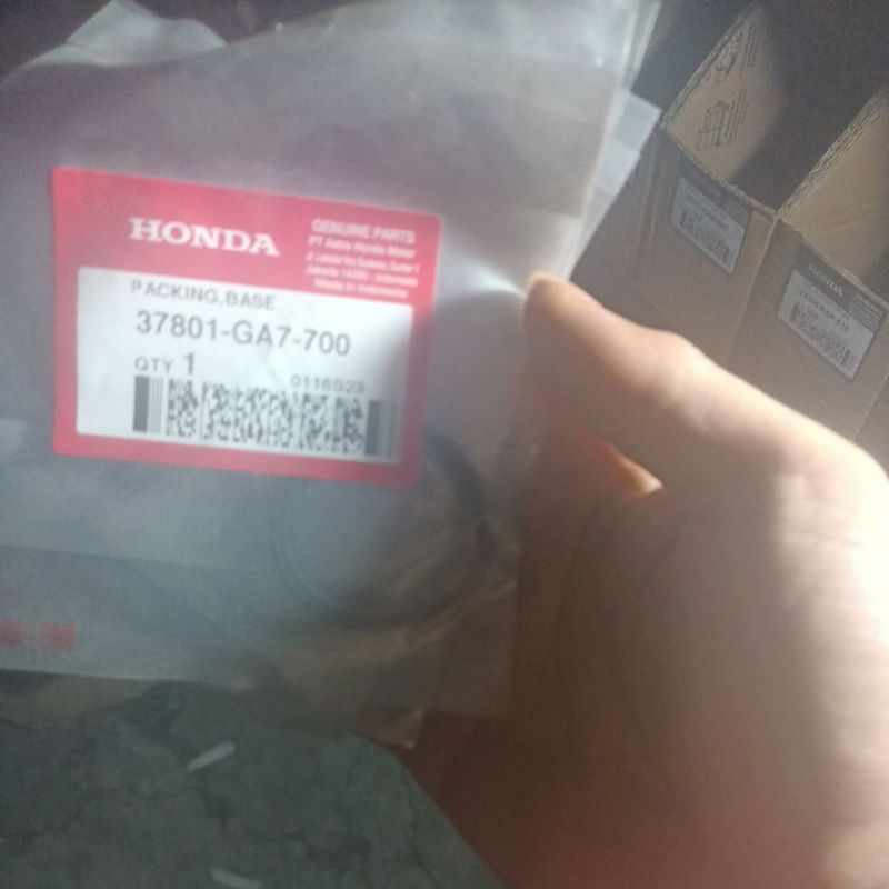 37801GA7700 Seal Sil Oring O ring Tutup Tangki Honda Matik Bebek