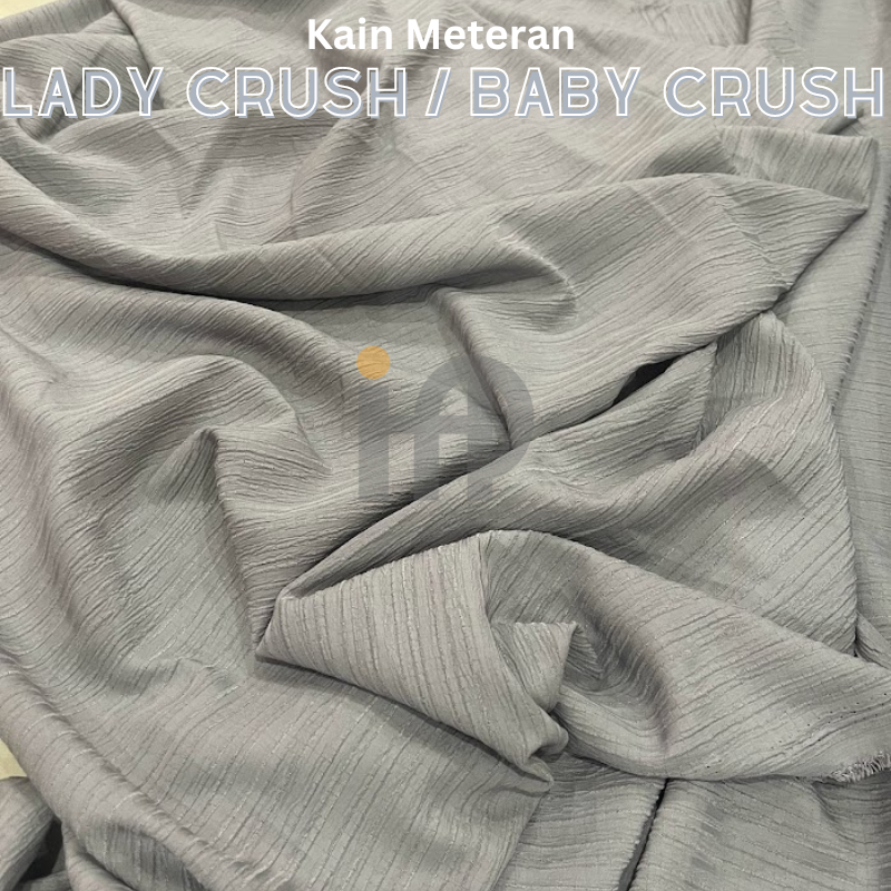 Kain Lady Crush Meteran / Baby Crush / Crinkle Salur / Crincle / Krinkle / Airflow / Air Flow