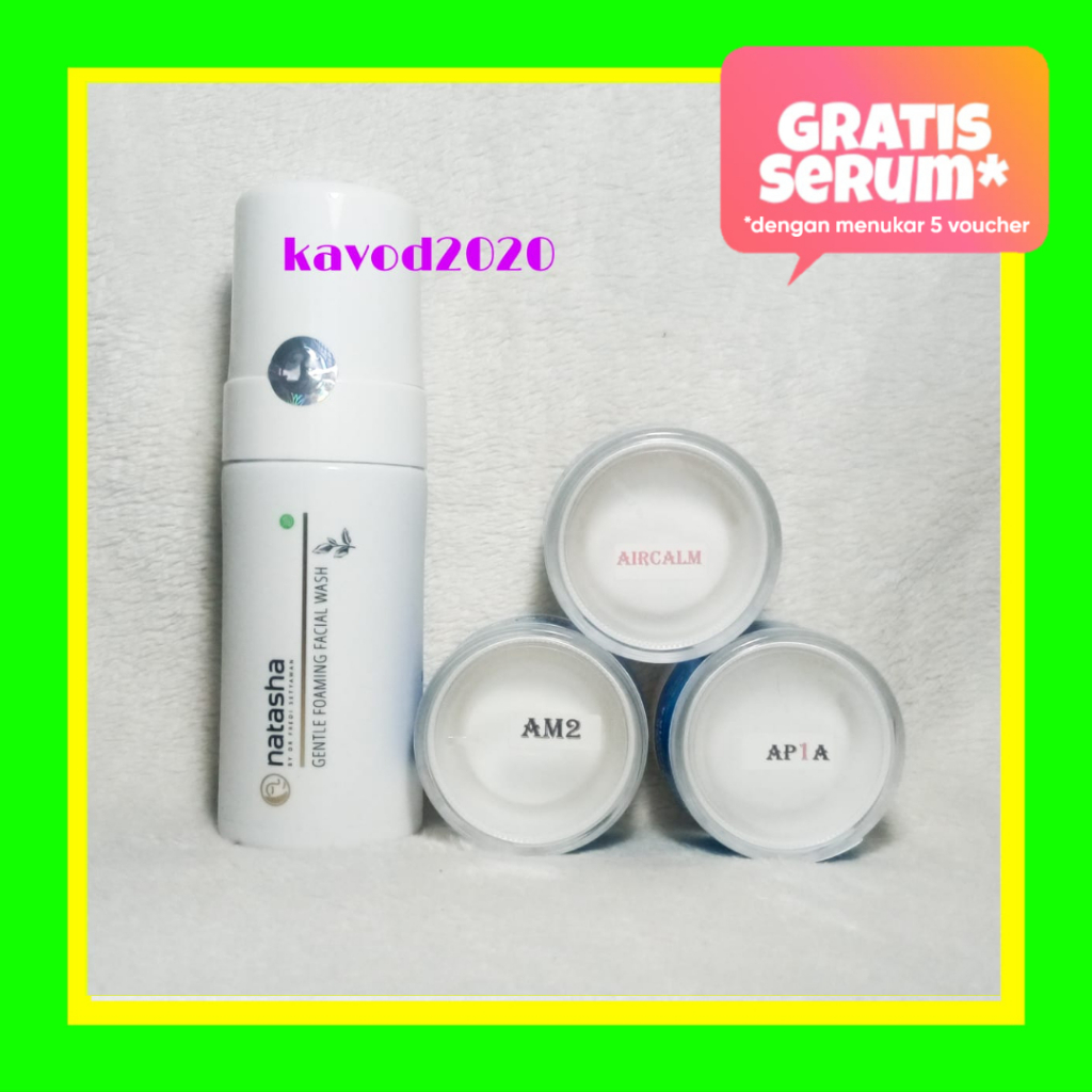 Natasha Skin Care Paket Jerawat Kulit Sensitif by dr Fredi Setyawan Original Acne Bruntusan Komedo S