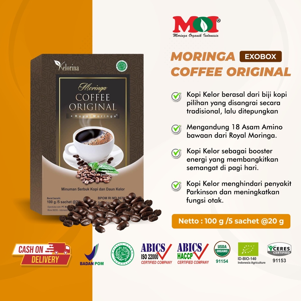 

Kopi bubuk, Cofee Moringa Ekstrak Daun Kelor Premium Serbuk Bubuk Daun Kelori + Biji Kopi Pilihan. Asli 100% Alami