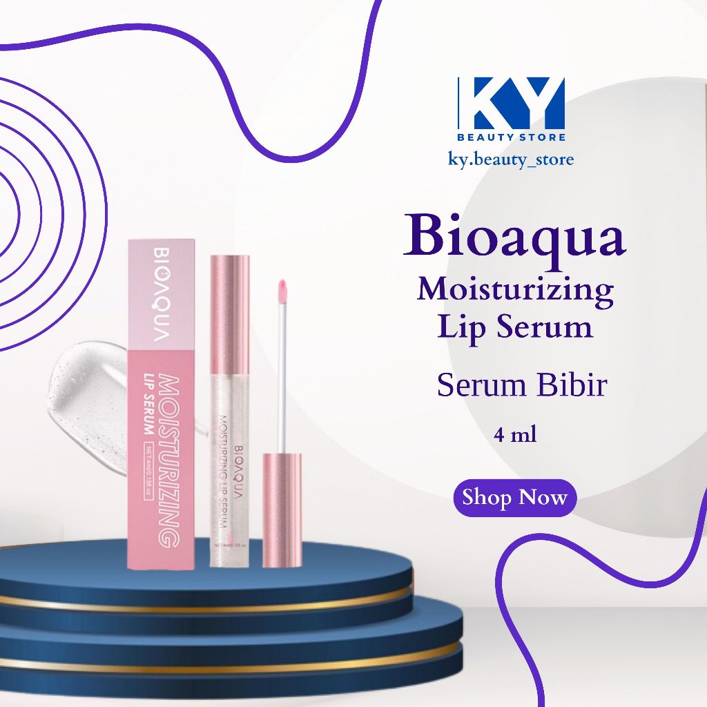 BIOAQUA Lip Serum Bibir Moisturizing - Lip Care Serum Bibir Untuk Bibir Hitam - 4ml