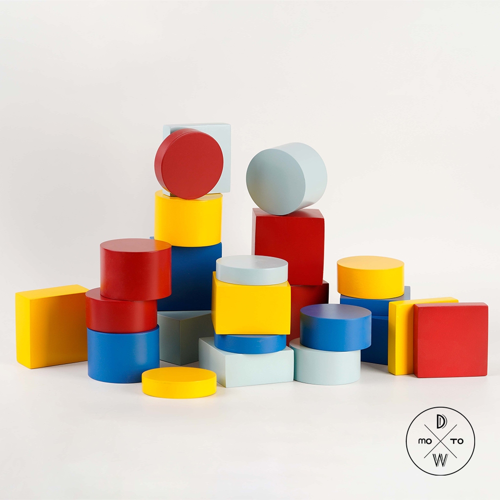 Props Fotografi - Podium / Leveling Balok Kubus dan Tabung Minies