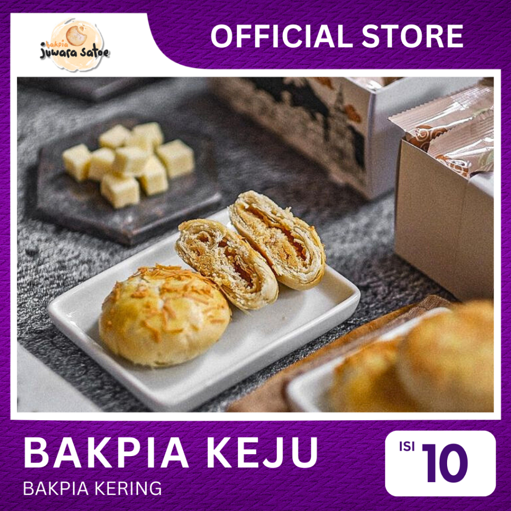 

[ ISI 10 ] BAKPIA KEJU - BAKPIA JUWARA SATOE OLEH OLEH KHAS JOGJA