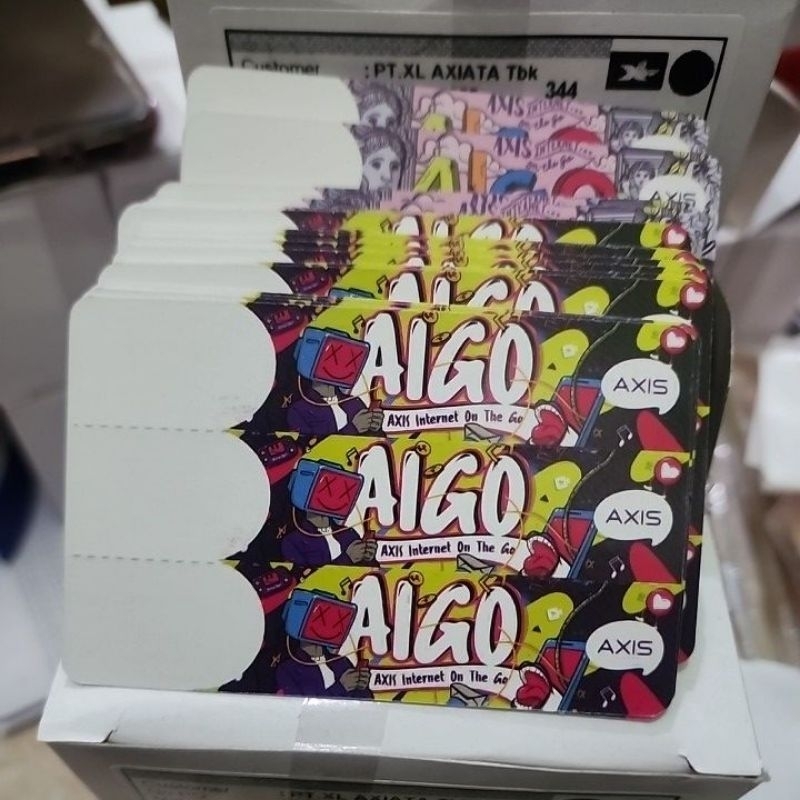 Vocher AXIS Kosong ZERO / Voucher Kosong AXIS AIGO..