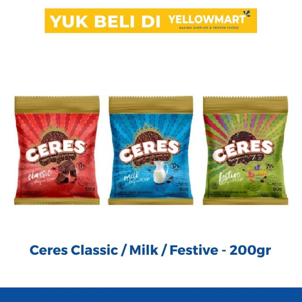 

CERES - Mesis Ceres Festive dan Classic 200gr Mesis coklat