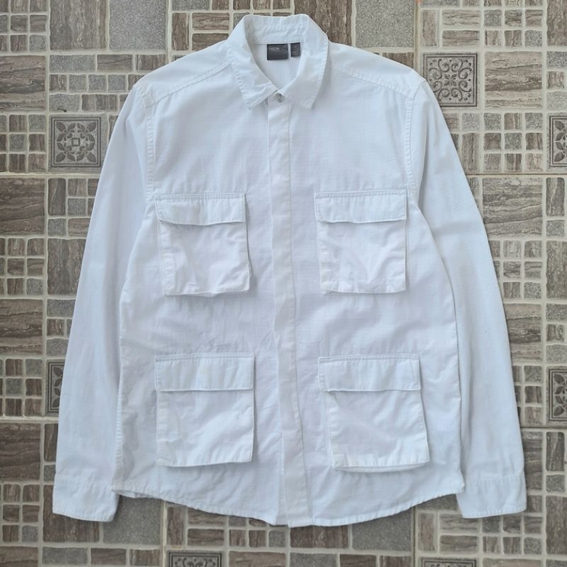 ASOS MULTIPOCKET Jacket Outer Lengan Panjang Pria