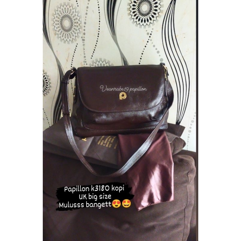 papillon preloved k3180 papillon second tas papilon seken cek keterangan