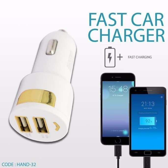 Charger Mobil Fast Colokan Cas Mobil Car Charger Saver Car Charger