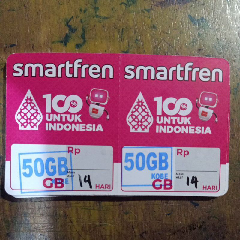Voucher Smartfren 50GB 14Hr