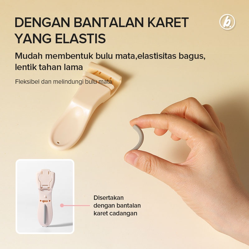 (PAKET HEMAT 3) BULUMATA PALSU &amp; EYELASH CURLER Eyelash Curler Duo Pack Penjepit Bulu Mata Pelentik Bulu Mata Jepitan Bulu Mata Tahan Lama Portable Yellow BLL13 &amp; BERLALA False Eyelash Lashes Bulu Mata Palsu Lentik Natural 3D 5 Pasang Glam Charm BLL12