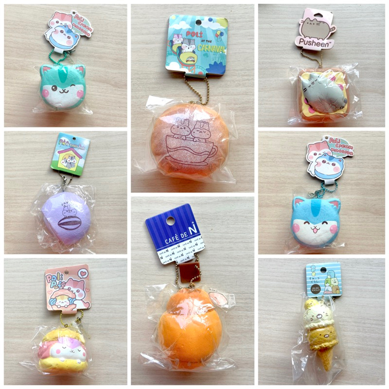 SQUISHY MURAH~ poli , sumiko gurashi , cafe d n , pusheen