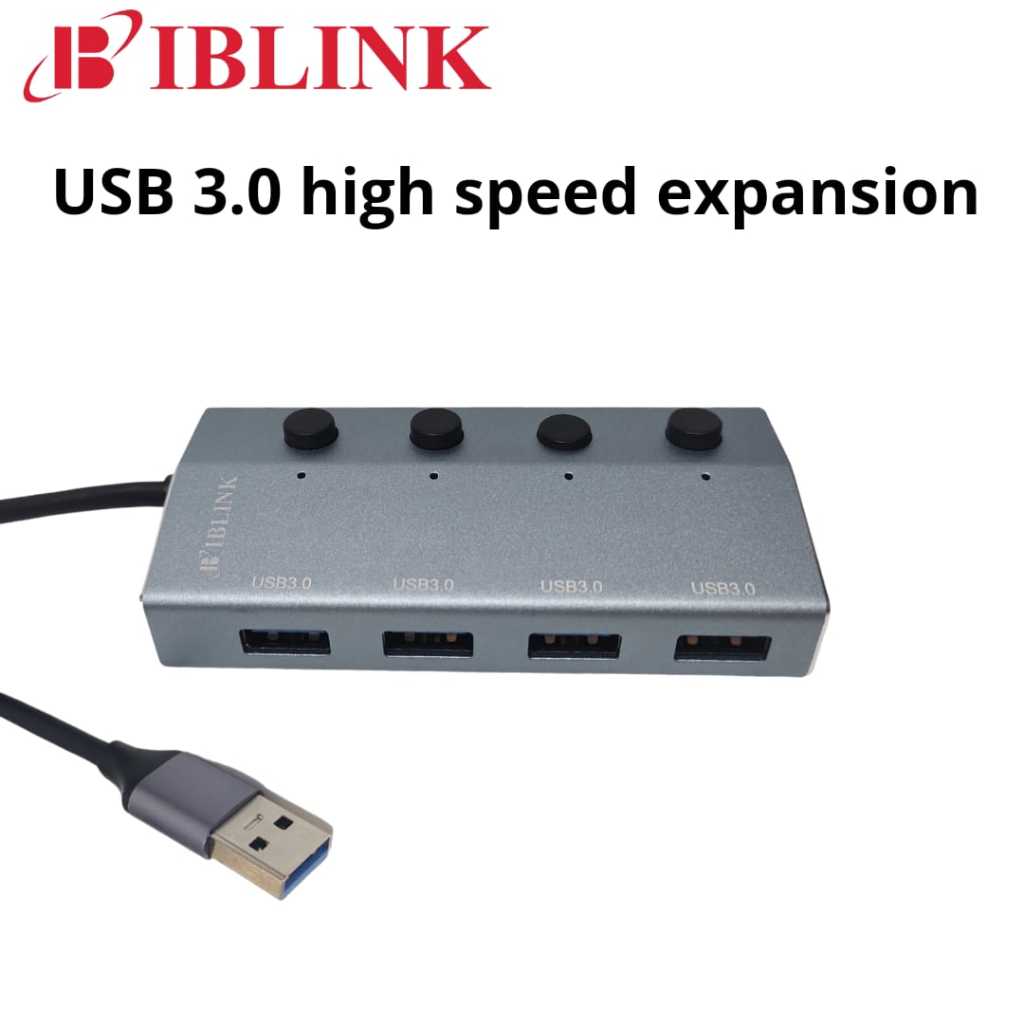 USB 3.0 Hub 4 Port USB 3.0 HUB With Power Switch Led /USB 3.0 HUB With Power Switch Led / -Port