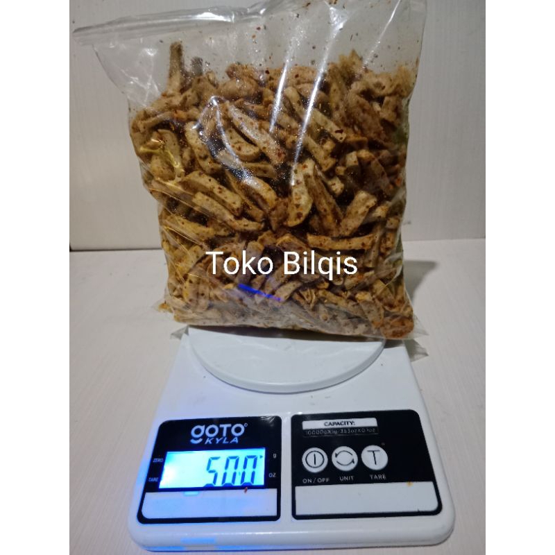 

Basreng Pedas Daun Jeruk 500 gram