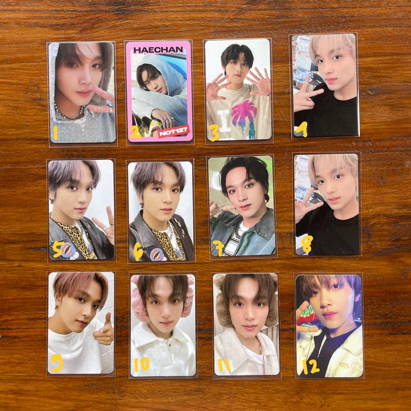 JUAL PHOTOCARD AAB HAECHAN pc haechan official nct dream 127 tc trading card ayyo ay-yo a ver selca 