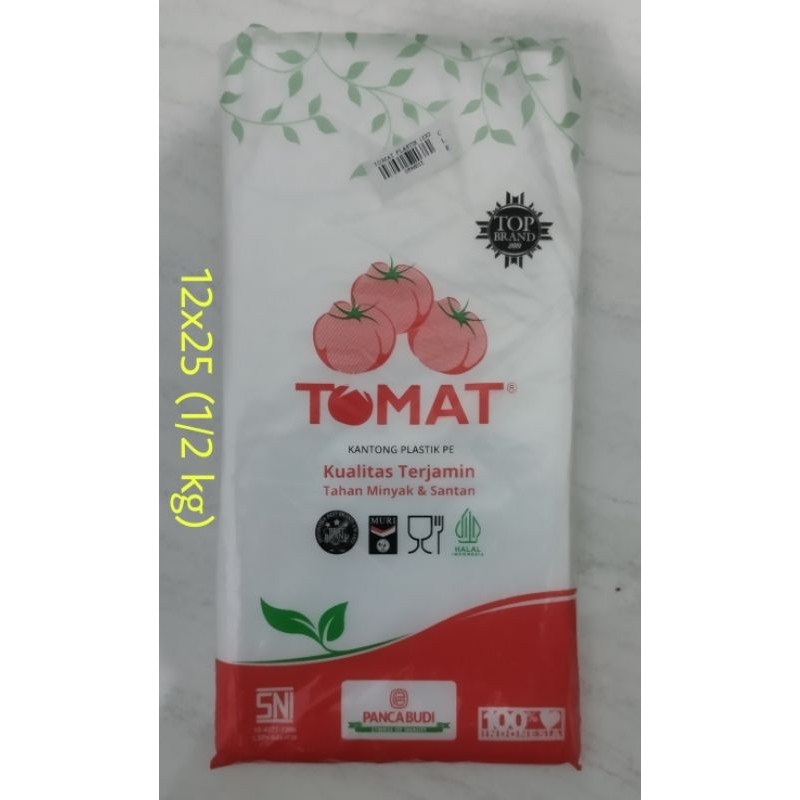 Plastik PE Merk Tomat 12x25 1/2 kg