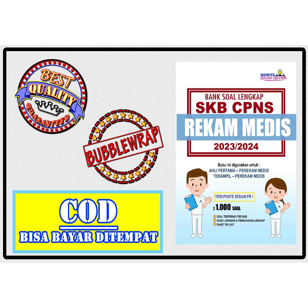 

BUKU BANK SOAL SKB CPNS REKAM MEDIS 2023 2024