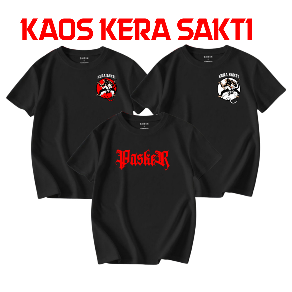 kaos kera sakti terbaru kaos iks.pi kera sakti fighter indonesia ready size m l xl xxl ACAK