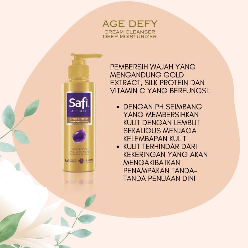 Safi Cream Cleanser Deep Moisturizer