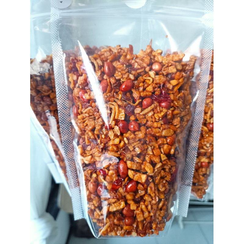 

Orek Tempe teri kacang