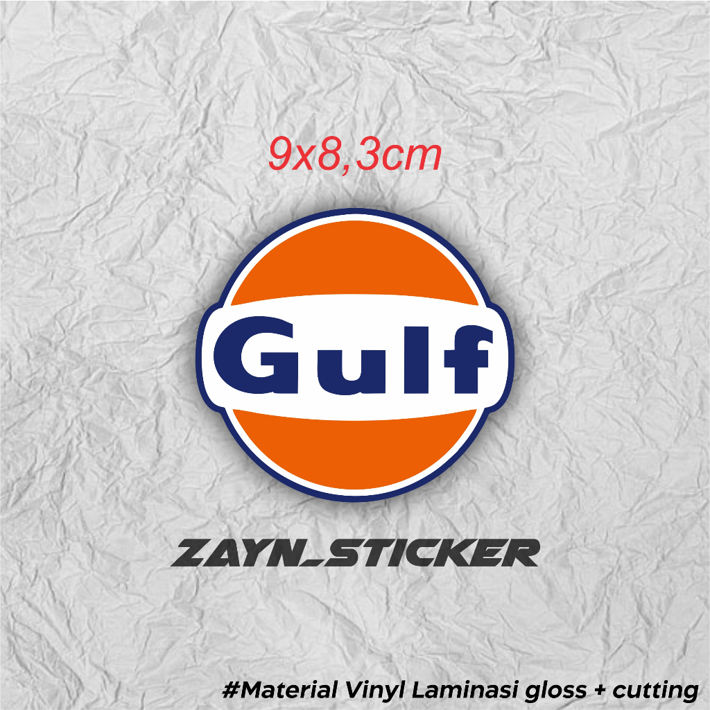 STICKER GULF LOGO