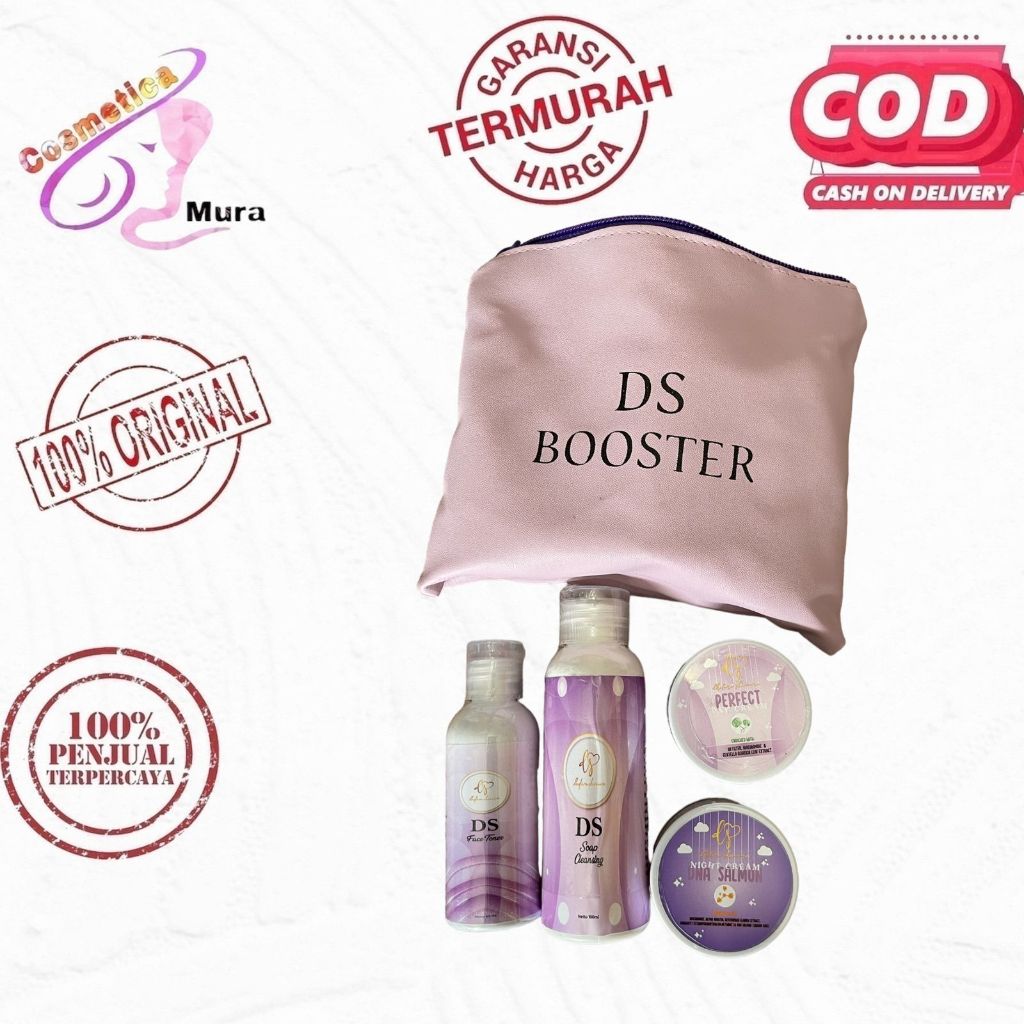 * DS BOOSTER SKINCARE *      PAKET CREAM PEMUTIH WAJAH DS BOOSTER BPOM