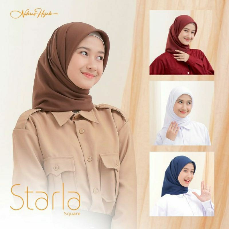 PROMO NIBRAS HIJAB STARLA SQUARE