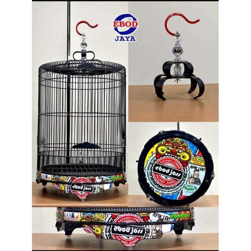 KANDANG SANGKAR MURAI EBOD JAYA PVC DECAL EBOD JOSS APIK LEK NO 2