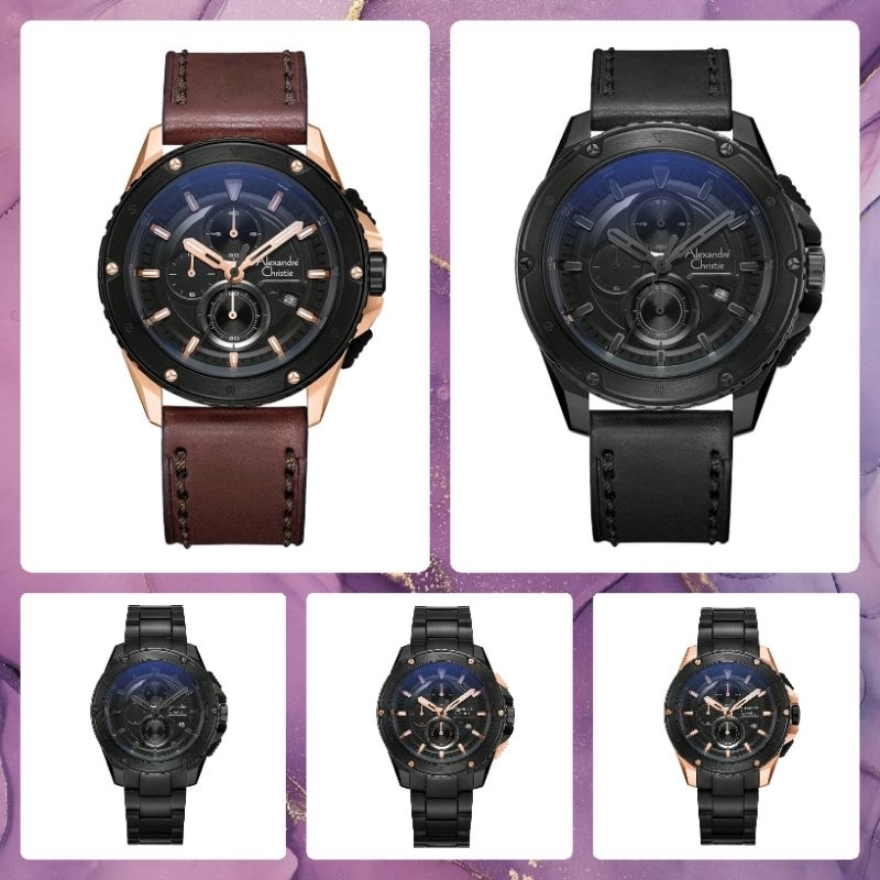 Jam Tangan Pria Alexandre Christie Ac 6653 / Ac6653 Original