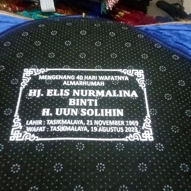 Jasa Sablon Di aplikasikan ke sajadah Langsung berbahan Printing atau Anti Slip