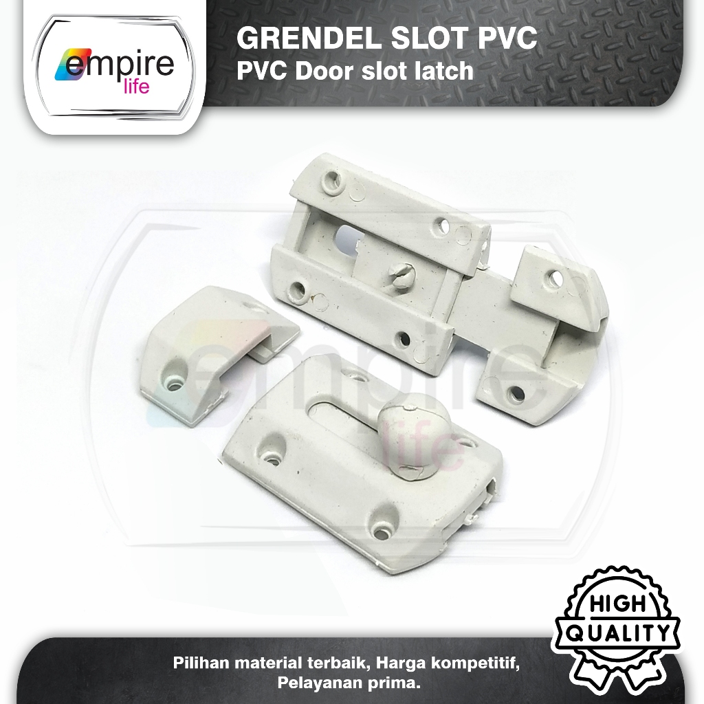 Grendel Slot Pintu PVC Kamar Mandi