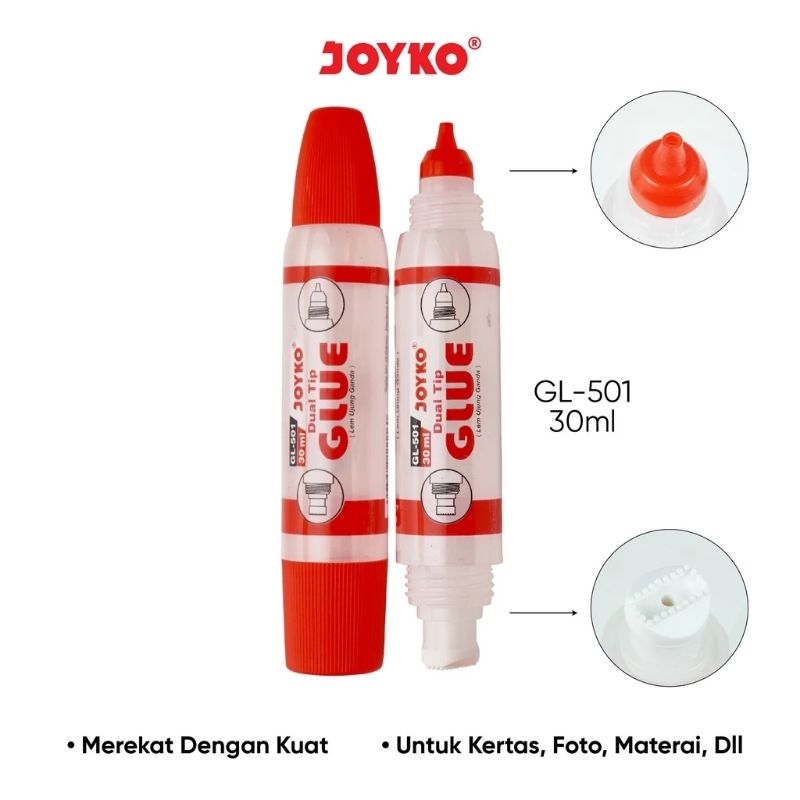 

Joyko Glue GL-501 (30 ML) / Lem Cair / Lem Kertas