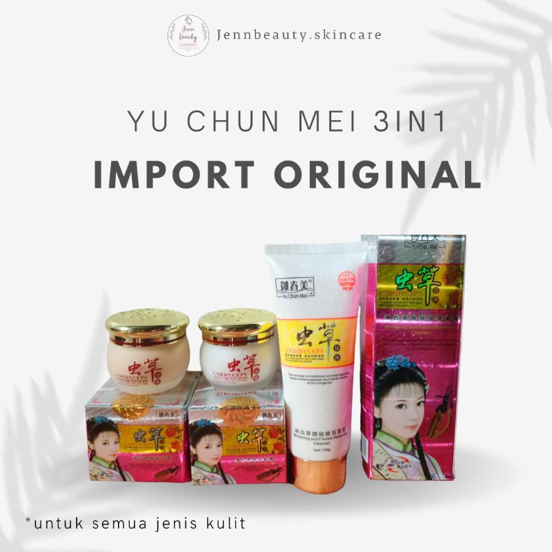 Paket Yu Chun Mei 3in1 IMPORT ORIGINAL