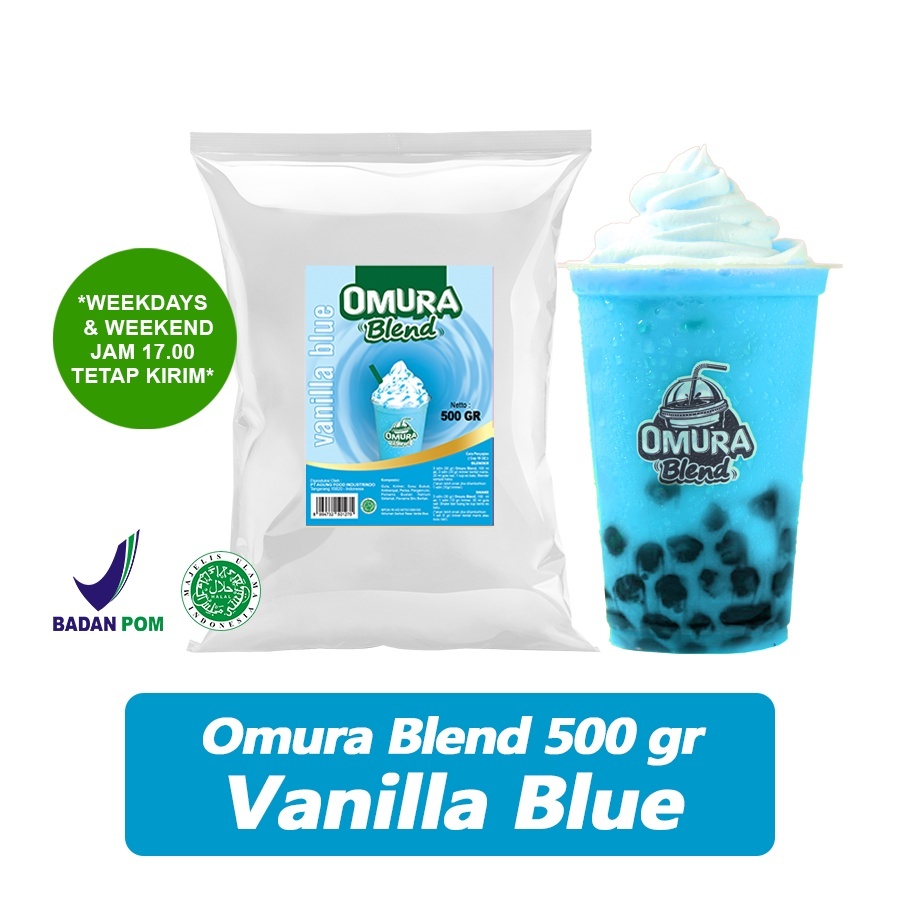 

Bubuk Minuman Premium Rasa Vanilla Blue 500Gr / Vanilla Blue Mix Gula - NUSANTARA POWDER - BLEND