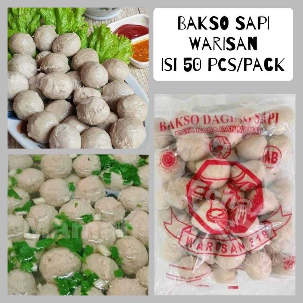 

Bakso warisan polos isi 50