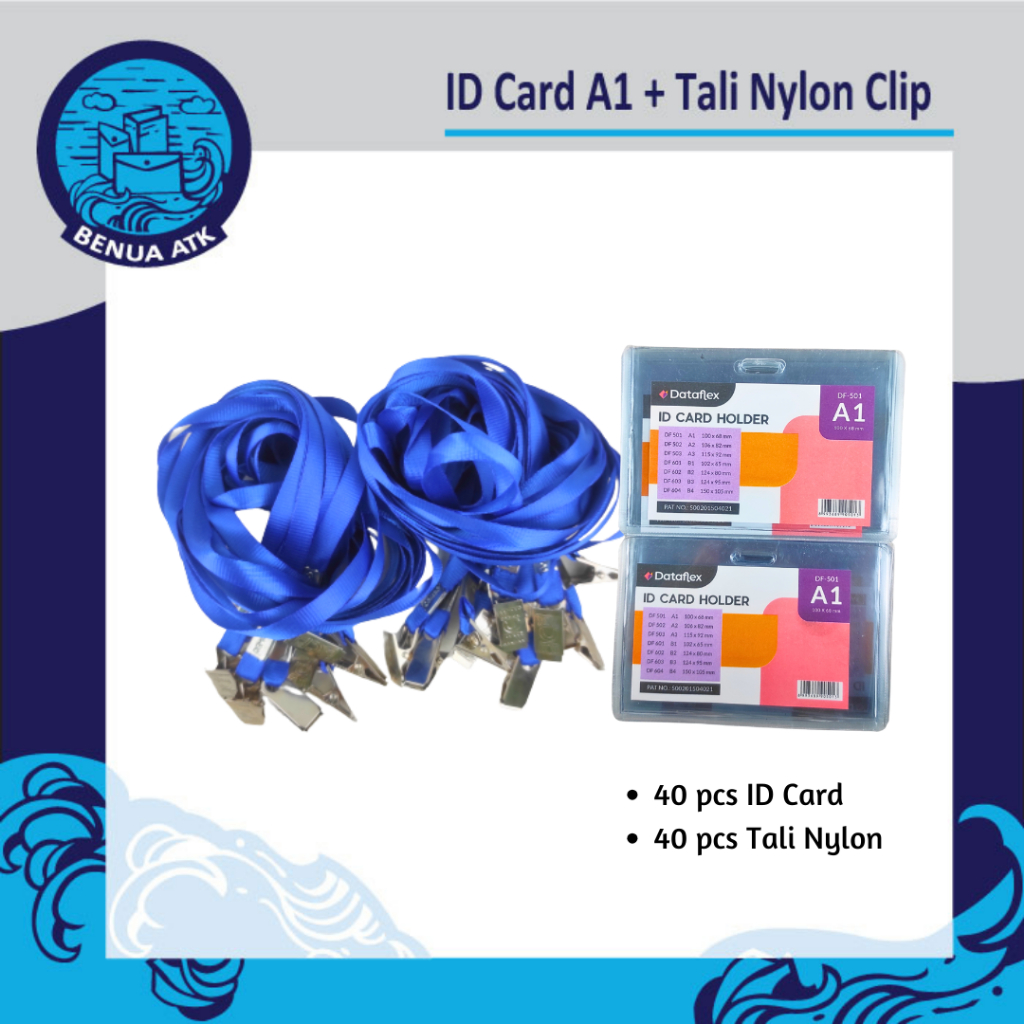 

Bundling ID Card A1 + Tali Nylon Clip Besi [NYL]