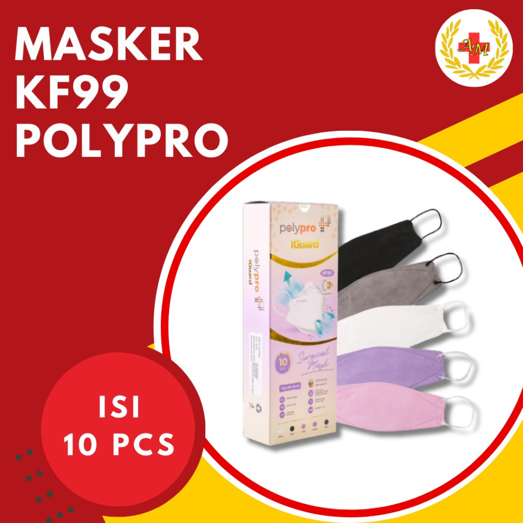 Masker KF 99 Polypro 3 Ply 10 pcs