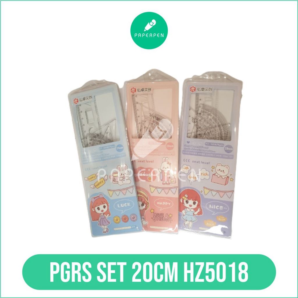 

(Pcs) Penggaris Set 20Cm Hz5018