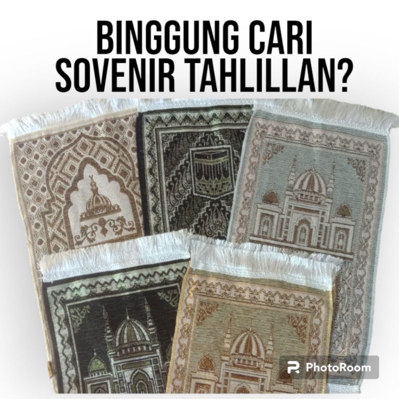 Sajadah Sovenir Sajadah Hampers Tahlilan Sovenir Pernikahan Sovenir oleh oleh Haji Souvenir Tahlilan