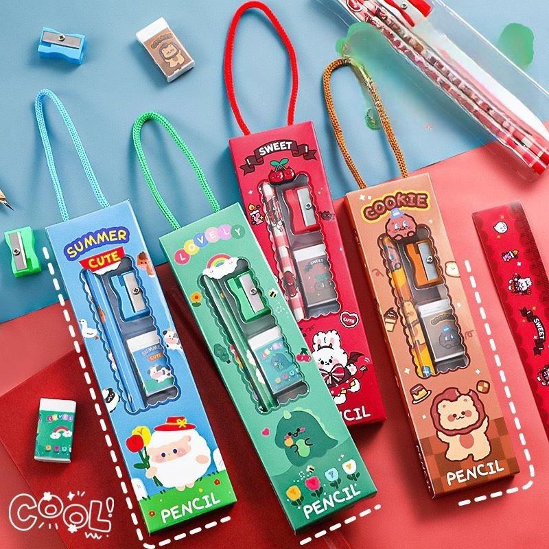 

SET ALAT TULIS 5 IN 1 ALAT LENGKAP TULIS MOTIF CARTOON KAWAI LUCU