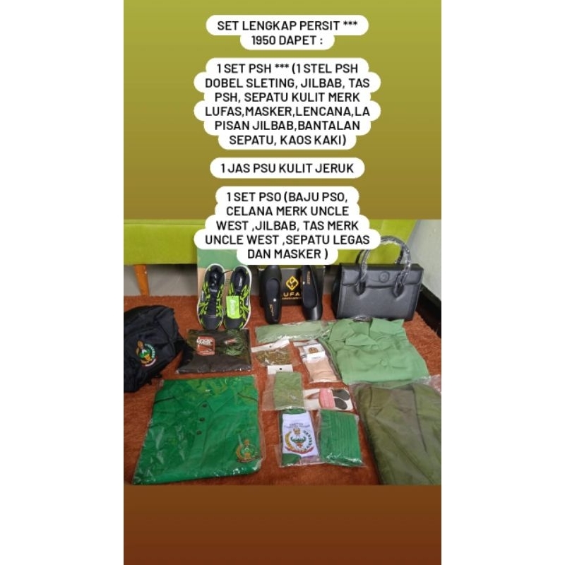 paket seragam pengajuan persit psu psh pso