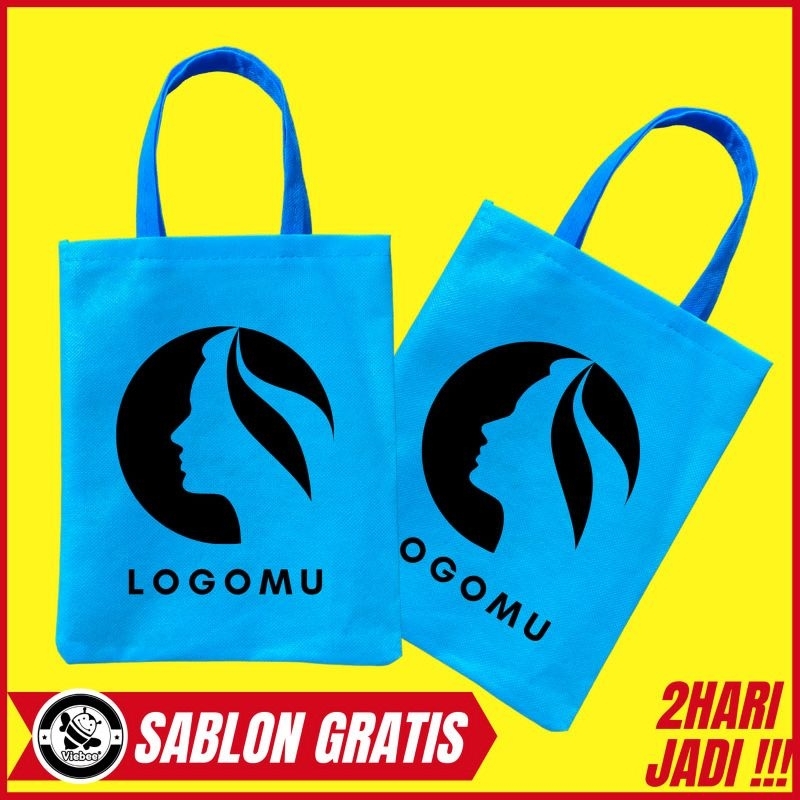 TAS CUSTOM  Free Sablon Desain Logo Pribadi | F 20.25/50