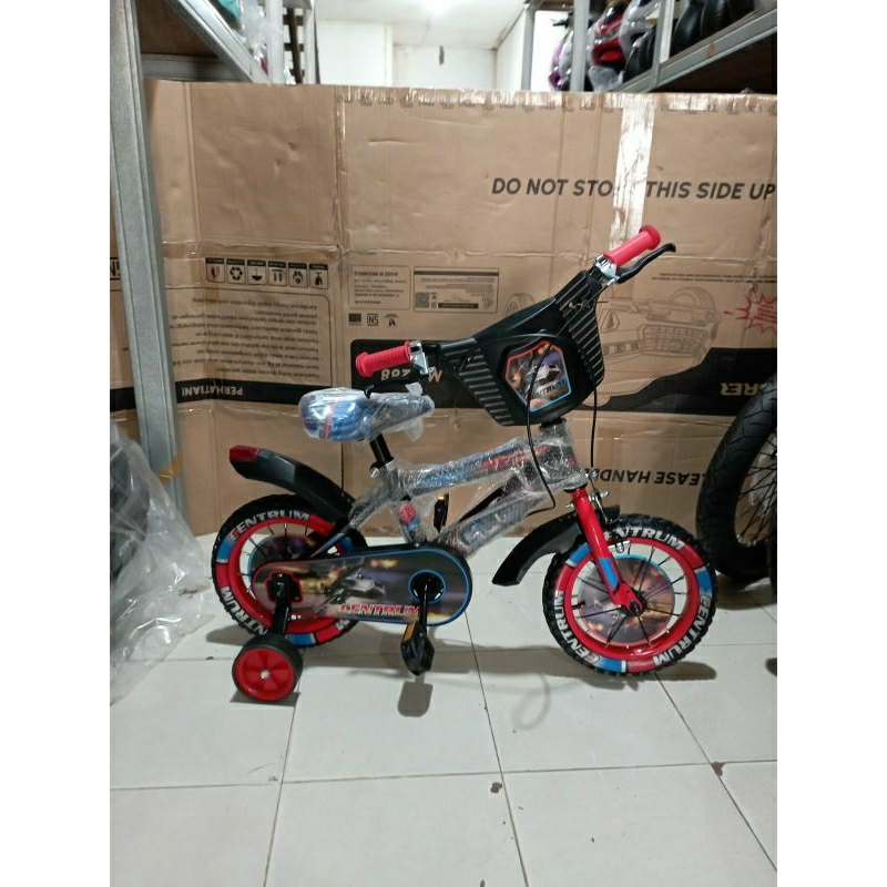 sepeda bmx anak laki laki ukuran 12" ban pompa
