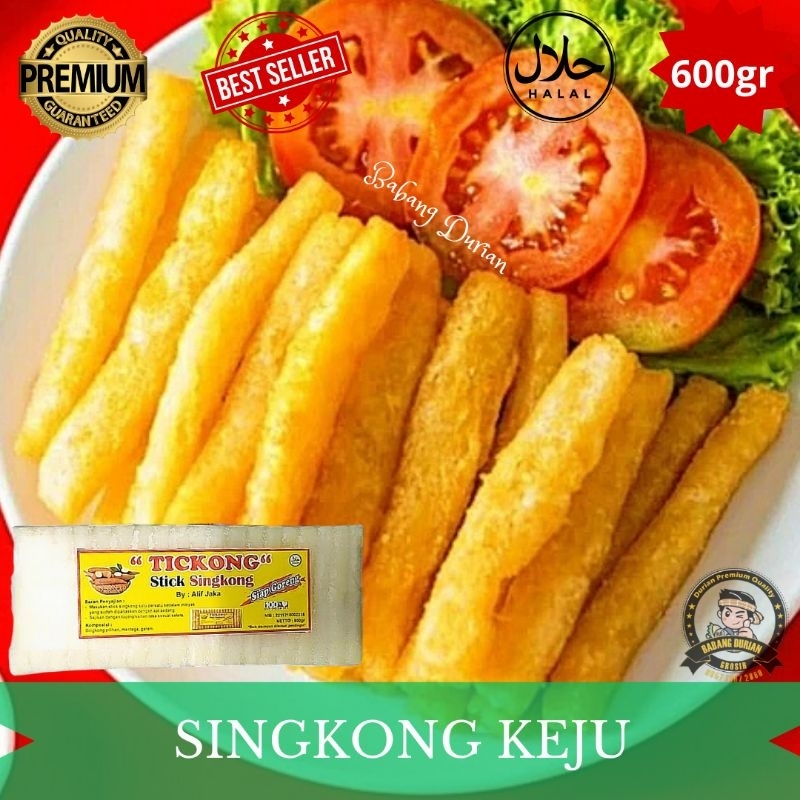 

STICK SINGKONG KEJU FROZEN 600gr CARA BARU NIKMATIN SINGKONG DENGAN CITA RASA KEKINIAN