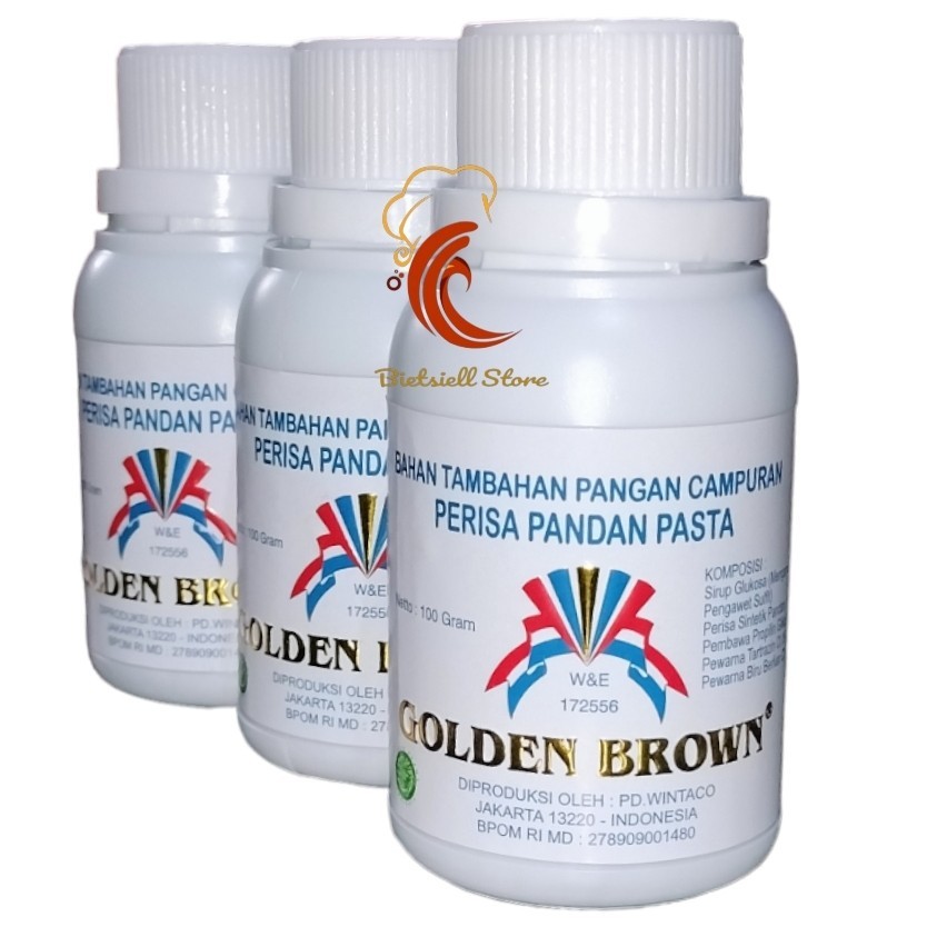

Golden Brown Perisa Pandan 100 Gr