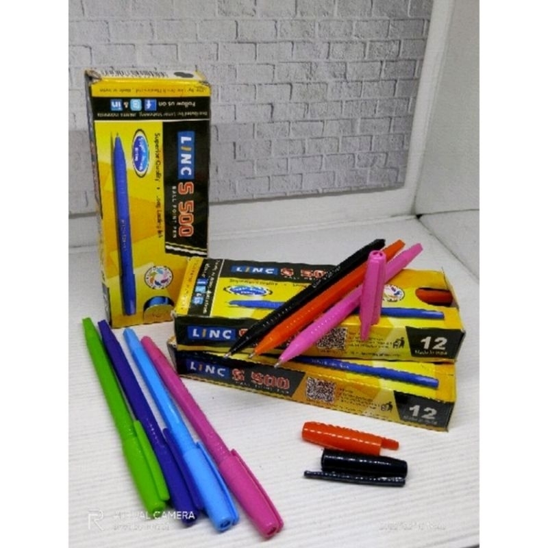 

pulpen/bulpen/ballpoin/pena linc S 500 isi 12/1 lusin