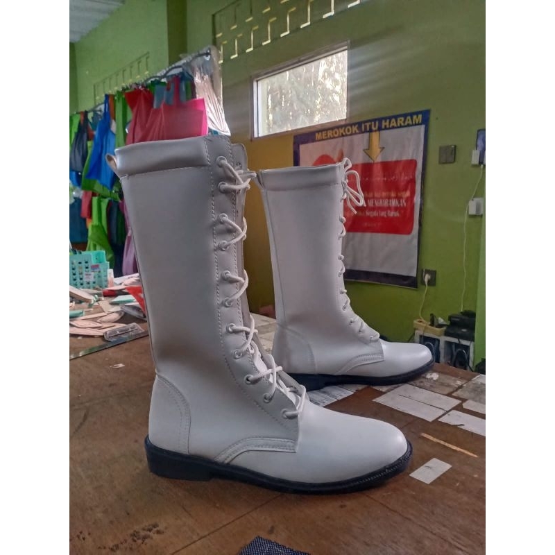 sepatu mayoret paskibra lkbb bahan lentur