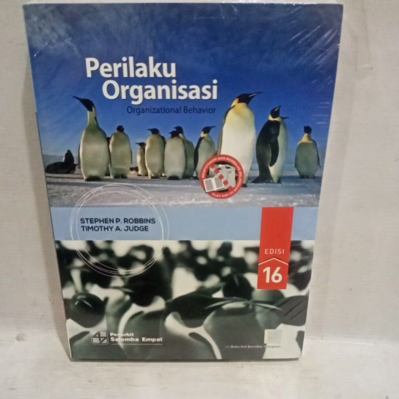 buku original perilaku organisasi organizational behavior Stephen p Robbins edisi 16