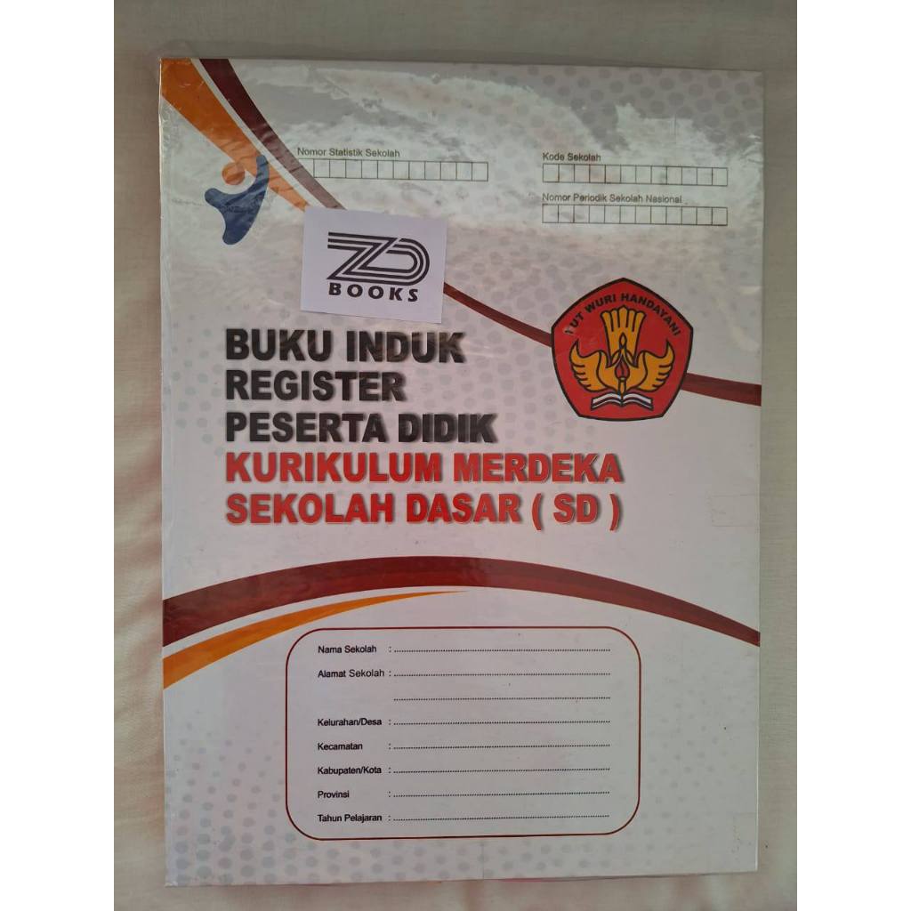 

Buku Induk Register Peserta Didik Kurikulum Merdeka SD