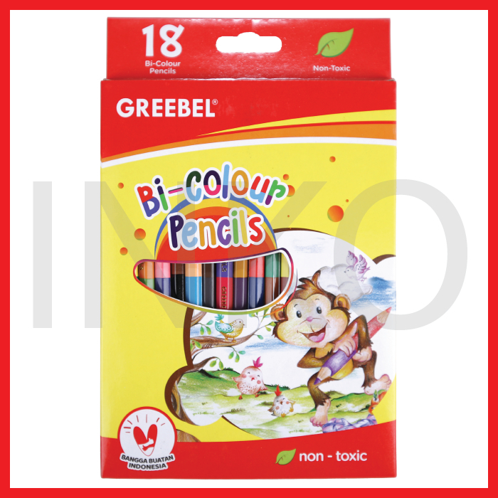 

GREEBEL PENCIL BI COLOR 7218 18PCS